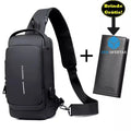 Bolsa de Ombro com Sistema Antifurto e Carregamento Usb + Brindes