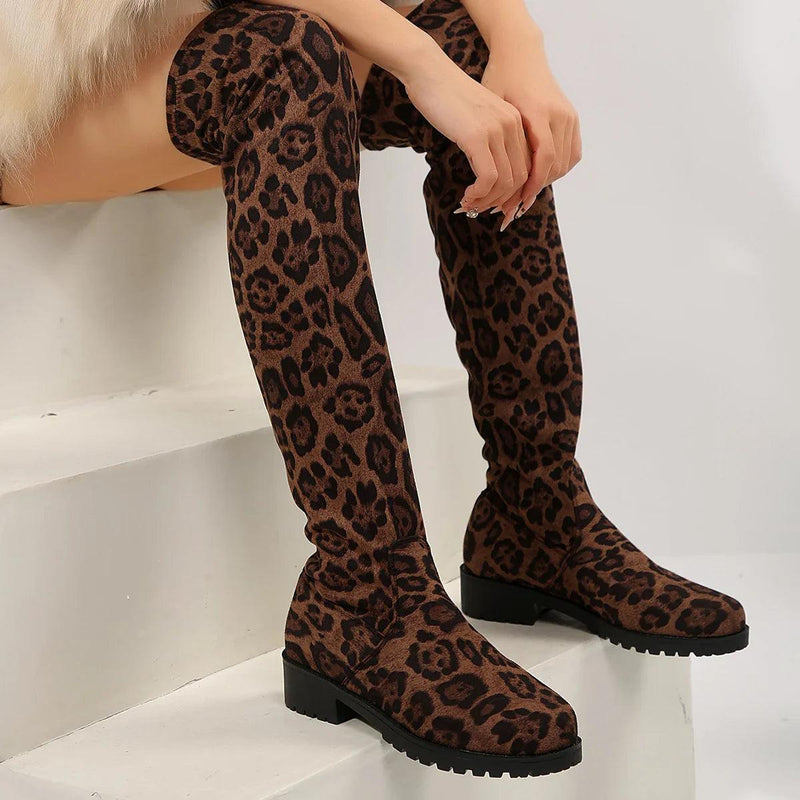 Bota de Couro Feminina Cano Longo