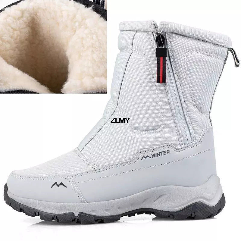 Bota de Neve Feminina Impermeável Hotshoes™