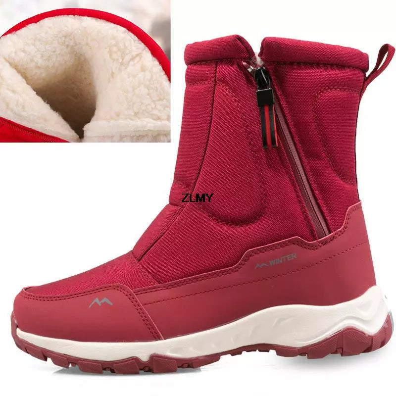 Bota de Neve Feminina Impermeável Hotshoes™