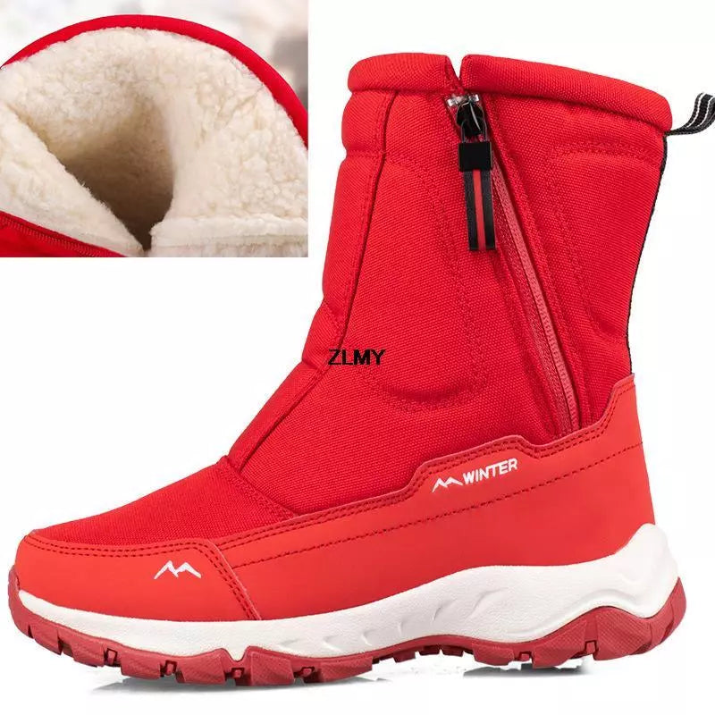 Bota de Neve Feminina Impermeável Hotshoes™