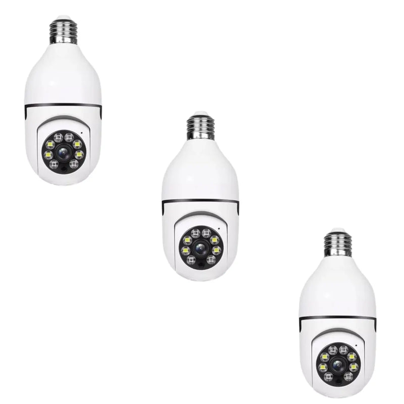 Câmera Giratória 360° Wifi Full Hd Com Visão Noturna