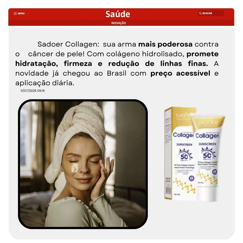 Rejuvenesça sua pele com a nova tecnologia: Sadoer Collagen! ©