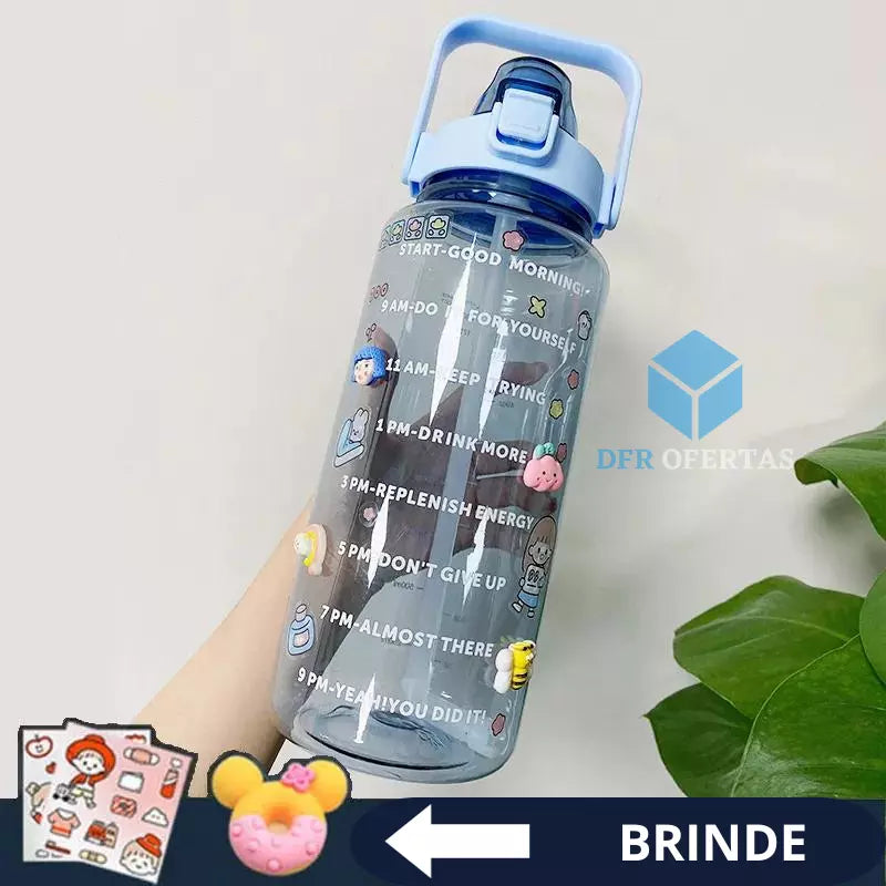 Garrafa de Água Squeeze 2l - Atividades Físicas + Brindes