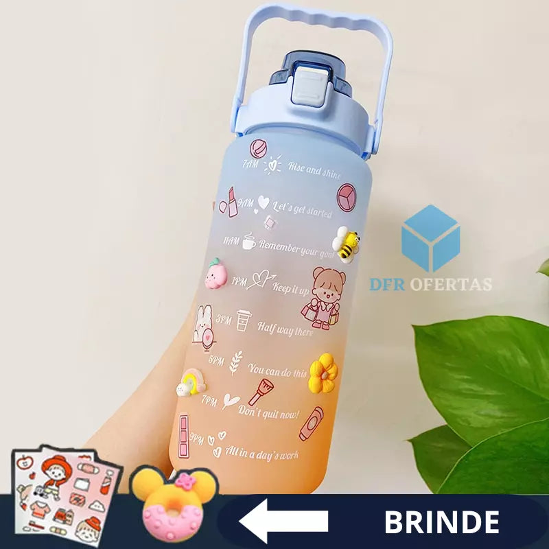 Garrafa de Água Squeeze 2l - Atividades Físicas + Brindes
