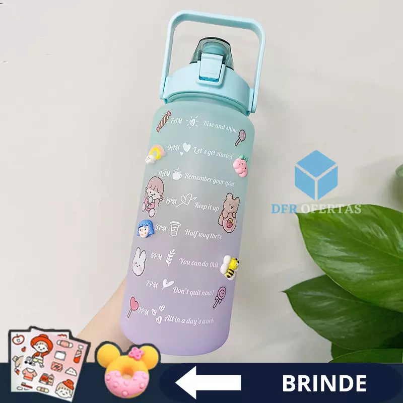 Garrafa de Água Squeeze 2l - Atividades Físicas + Brindes
