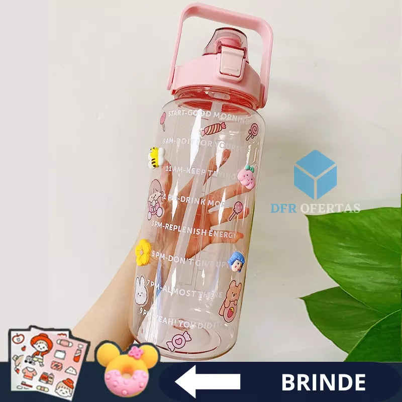 Garrafa de Água Squeeze 2l - Atividades Físicas + Brindes