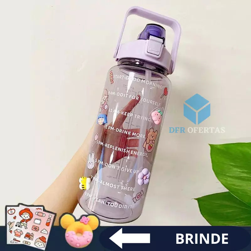 Garrafa de Água Squeeze 2l - Atividades Físicas + Brindes
