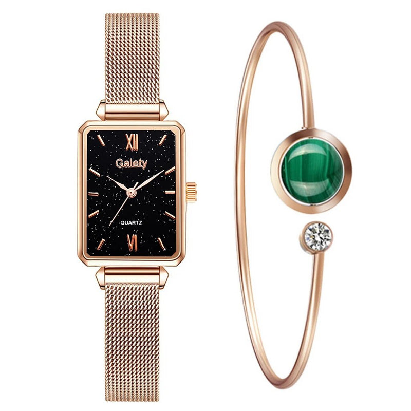 Relógio Feminino + Pulseira Radiant