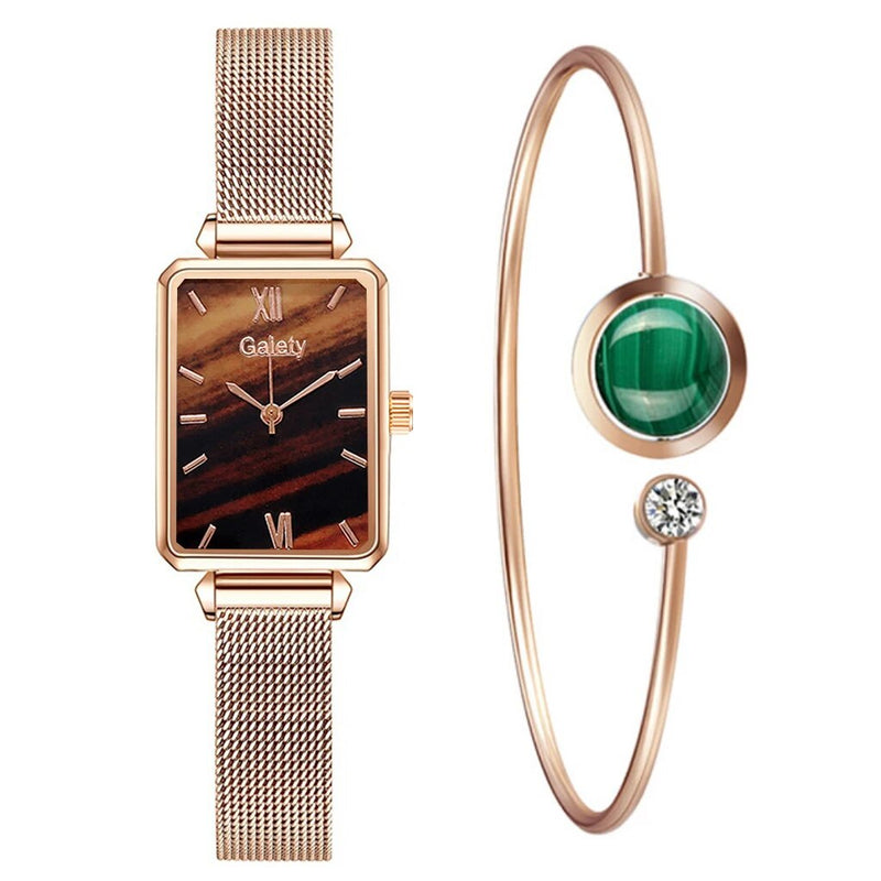 Relógio Feminino + Pulseira Radiant
