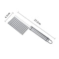 Cortador Ondulado Para Legumes de Inox Profissional