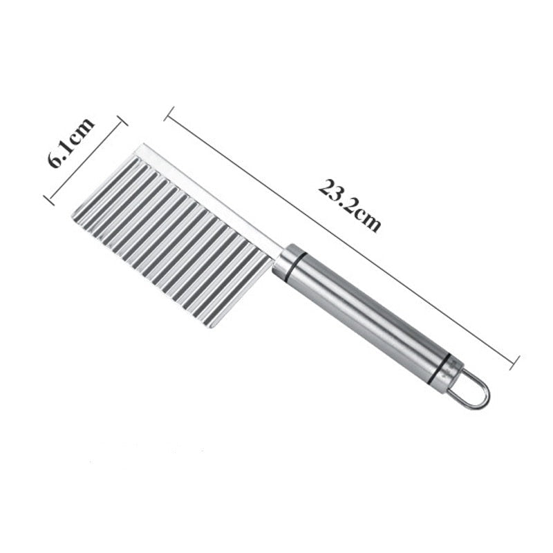 Cortador Ondulado Para Legumes de Inox Profissional