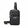 Bolsa Masculina Transversal de Couro Jeep Original