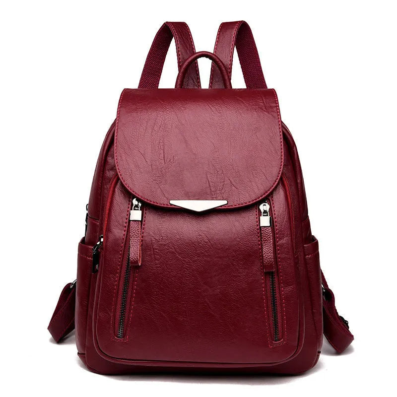 Mochila Feminina de Couro Chloe