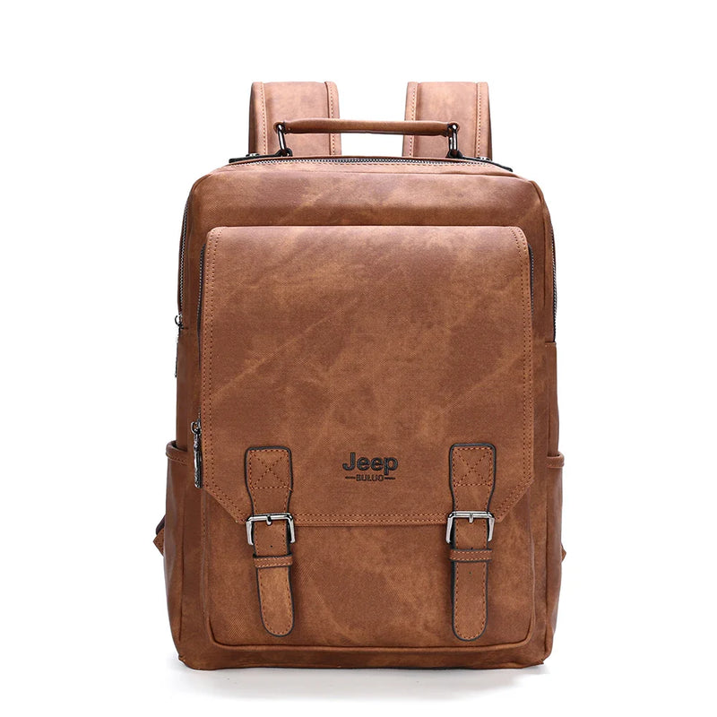 Mochila de Couro Impermeável Jeep Classic