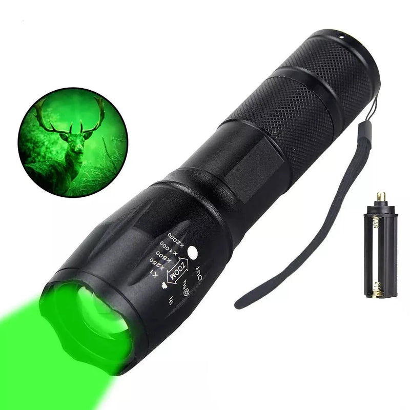 Lanterna Tática Militar com Flash Multicolorido Max500