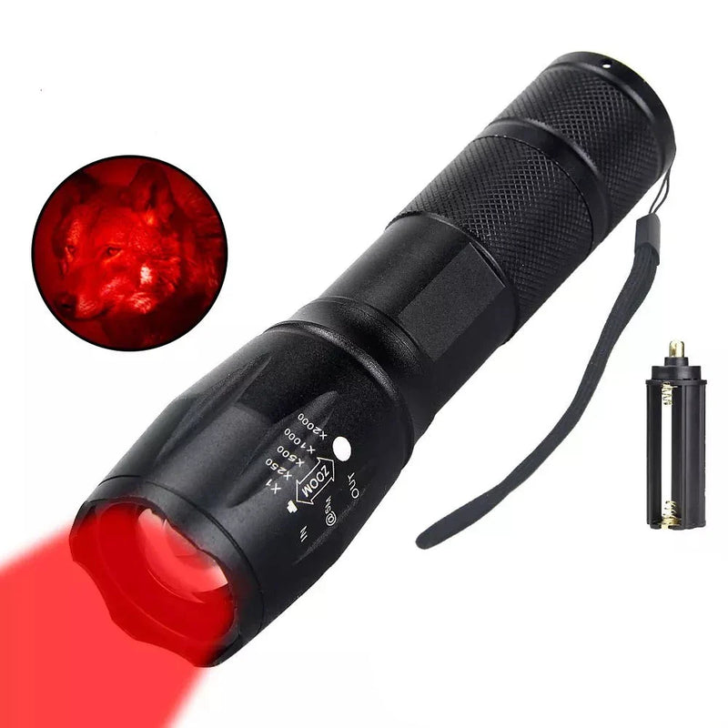 Lanterna Tática Militar com Flash Multicolorido Max500