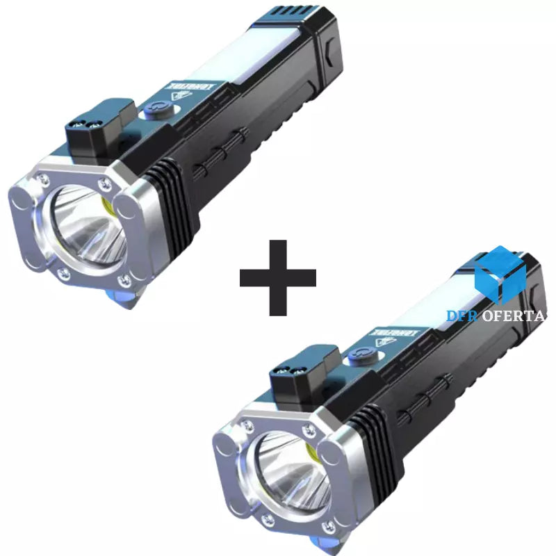 Lanterna Tática Titanium 4 em 1 - Ultra Potência