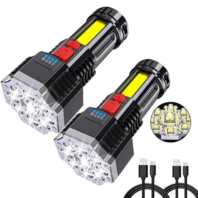 Lanterna Tática Potente Led Recarregável