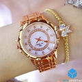 Relógio Feminino de Luxo Elegance + Brindes