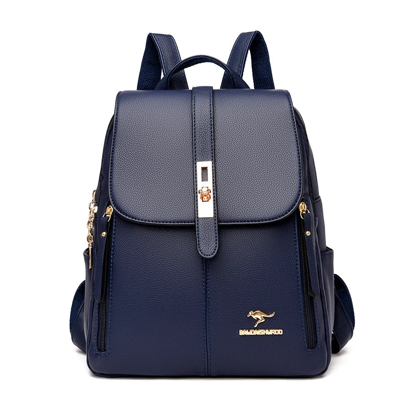 Mochila de Couro Feminina Elegante - Penelope