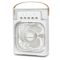Mini Ventilador e Umidificador de Ar Portátil 3 em 1