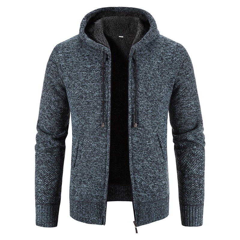 Suéter Masculino Premium Com Ziper e Capuz