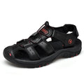 Sandália Masculina Ortopédica de Couro Orthosoft