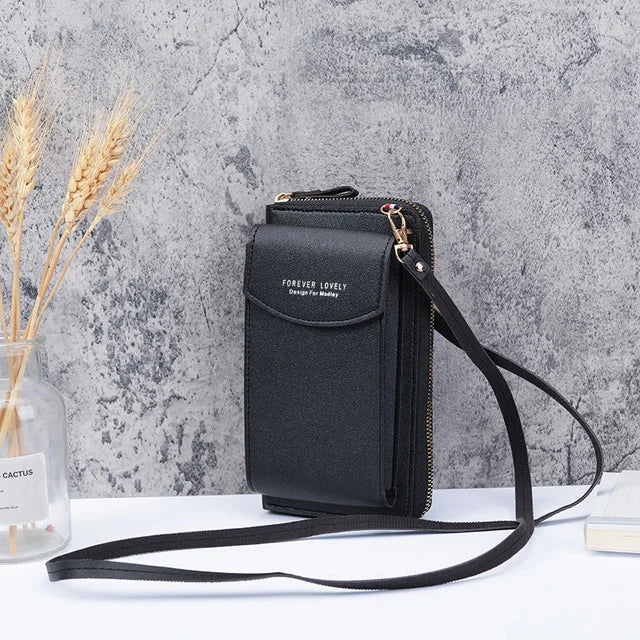 Bolsa Pequena Feminina de Couro Transversal - Girl Power