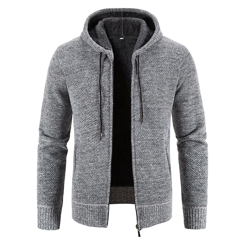 Suéter Masculino Premium Com Ziper e Capuz