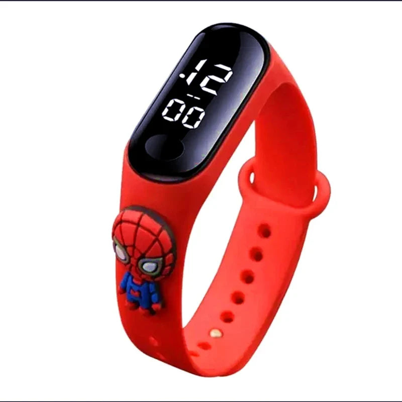 Relógio Infantil Led Digital Super-Heróis