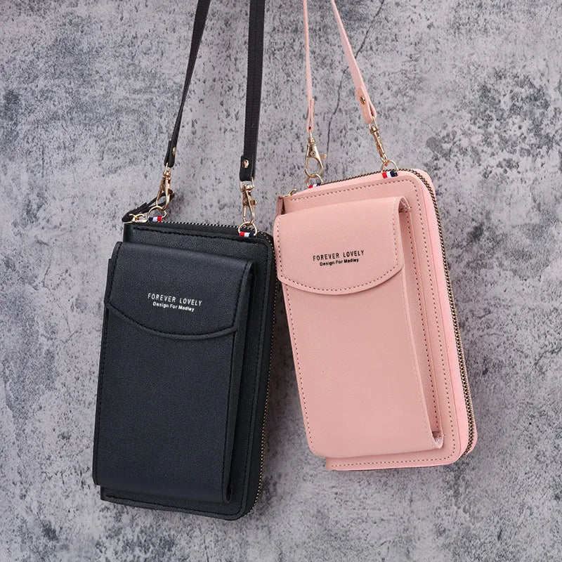 Bolsa Pequena Feminina de Couro Transversal - Girl Power