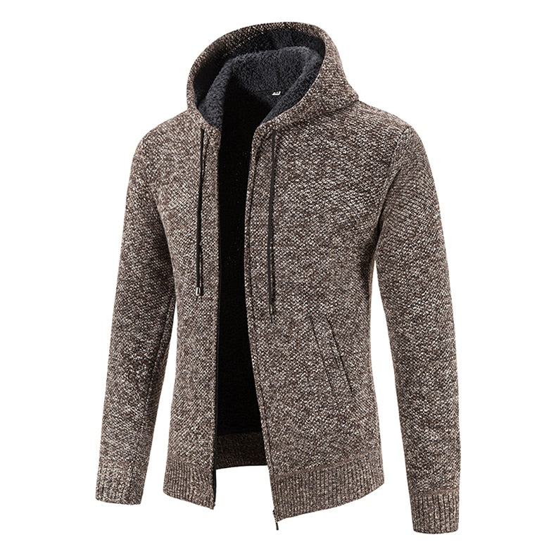 Suéter Masculino Premium Com Ziper e Capuz