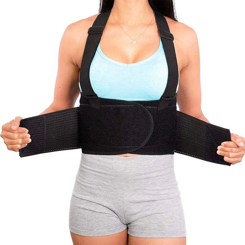 Cinta Lombar Ergonômica Ajustável Reforçada