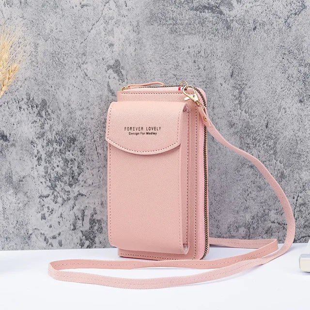Bolsa Pequena Feminina de Couro Transversal - Girl Power