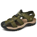Sandália Masculina Ortopédica de Couro Orthosoft