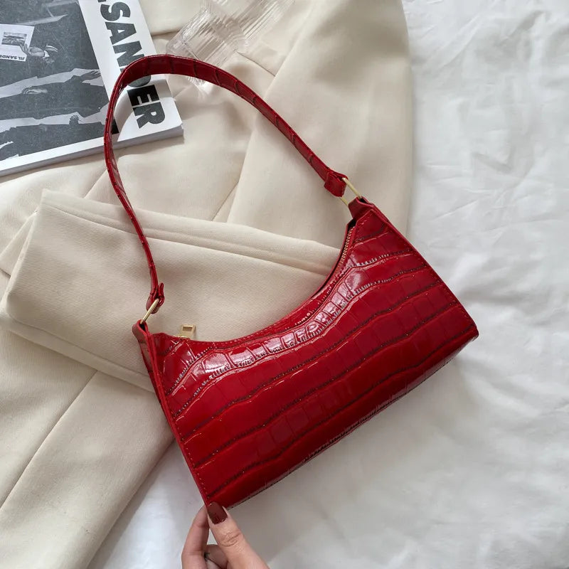 Bolsa de Ombro Feminina de Couro Francesca