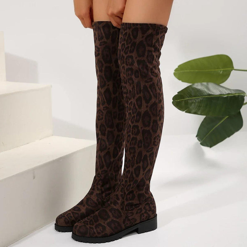 Bota de Couro Feminina Cano Longo