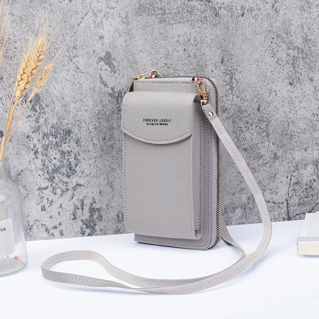 Bolsa Pequena Feminina de Couro Transversal - Girl Power