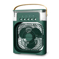Mini Ventilador e Umidificador de Ar Portátil 3 em 1
