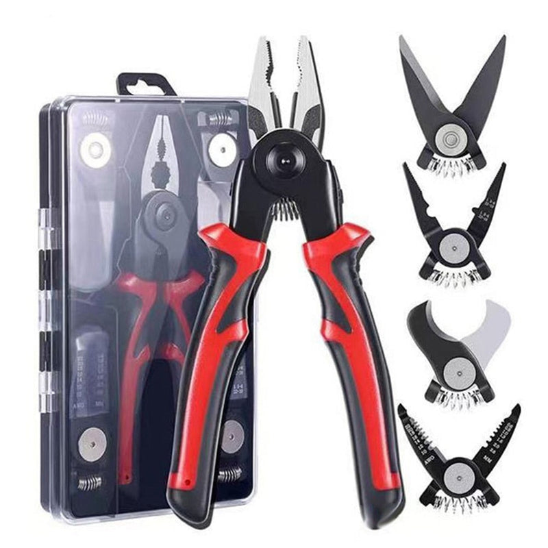 Kit Alicate Titanium Multifuncional Profissional 5 em 1