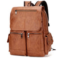Mochila de Couro Vintage Grande - London