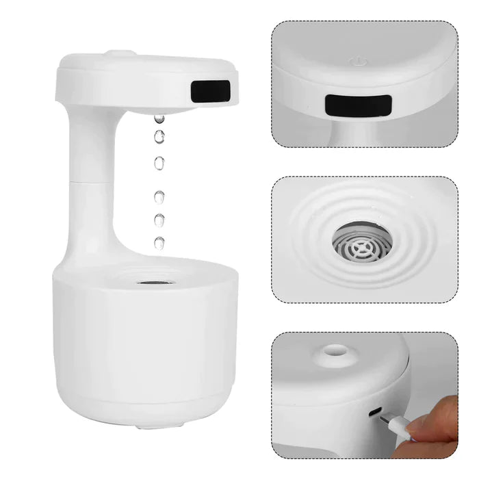 Difusor e Umidificador de Ar Antigravidade