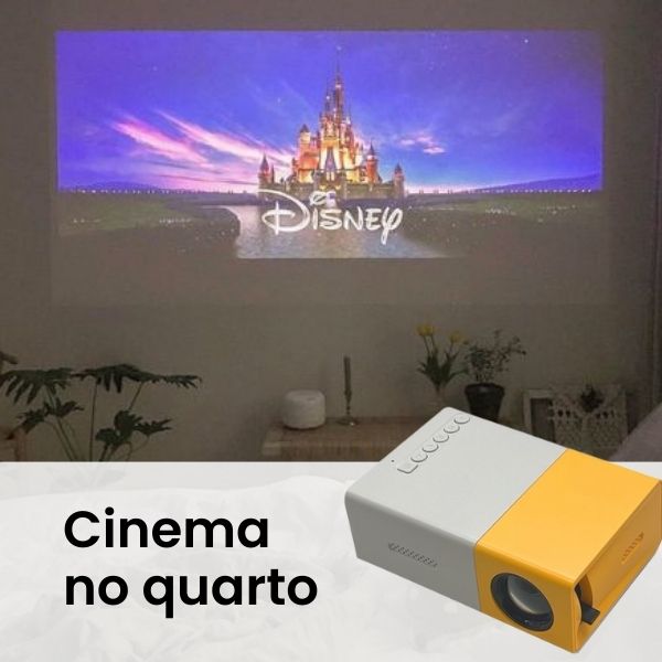 Mini Projetor Portátil Full HD 1080P